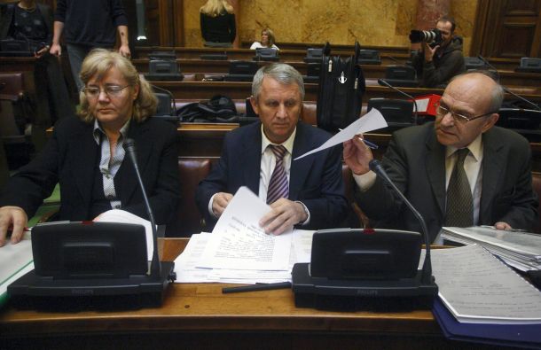 Predsednik DRI Radoslav Sretenović sa saradnicima