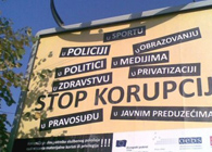 Билборд стоп корупцији