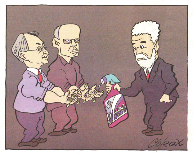 karikatura Corax